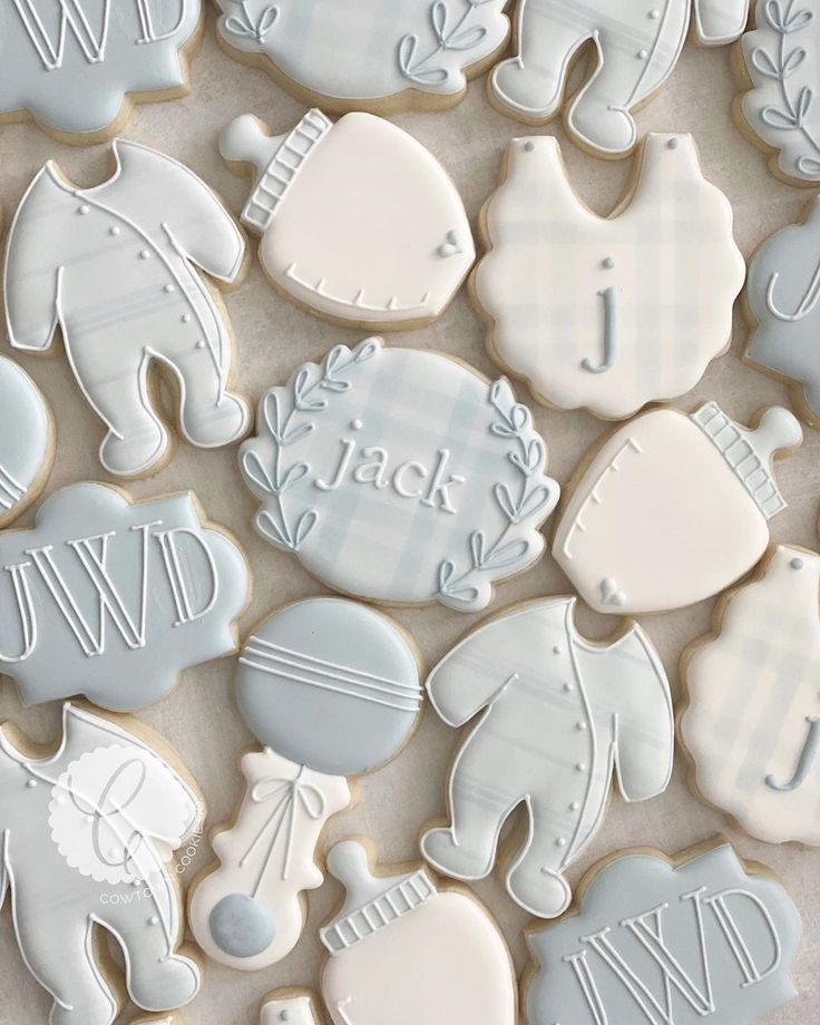 Charming Decorative Cookies with Whimsical Designs for Celebrations