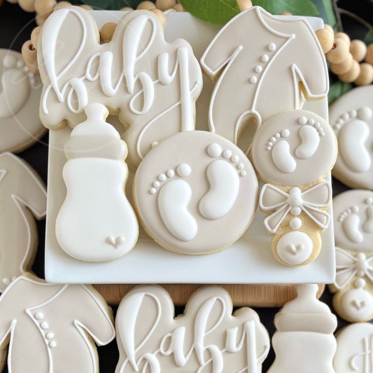 Charming Baby-Themed Cookies Perfect for Celebrations