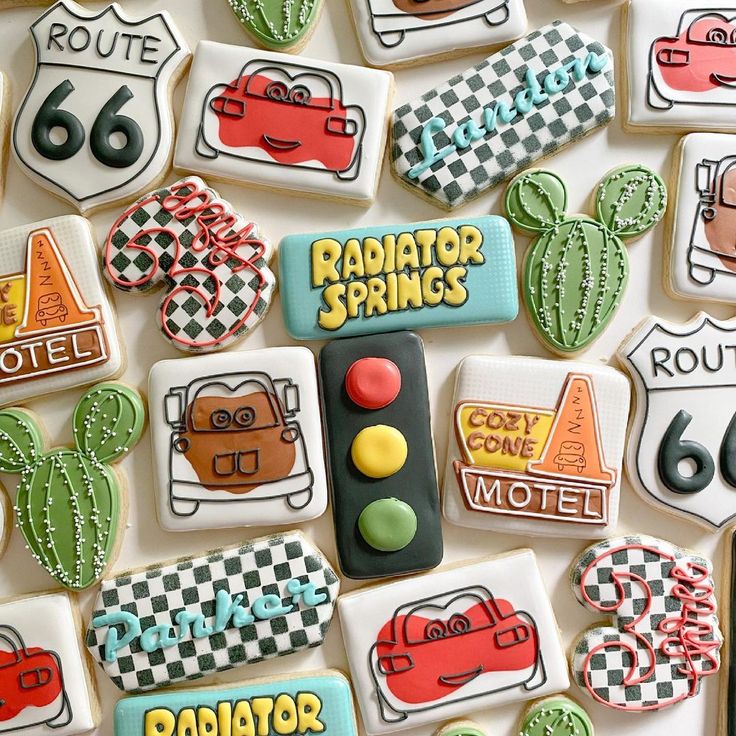 Vibrant Decorative Cookies with Nostalgic Themes and Whimsical Designs