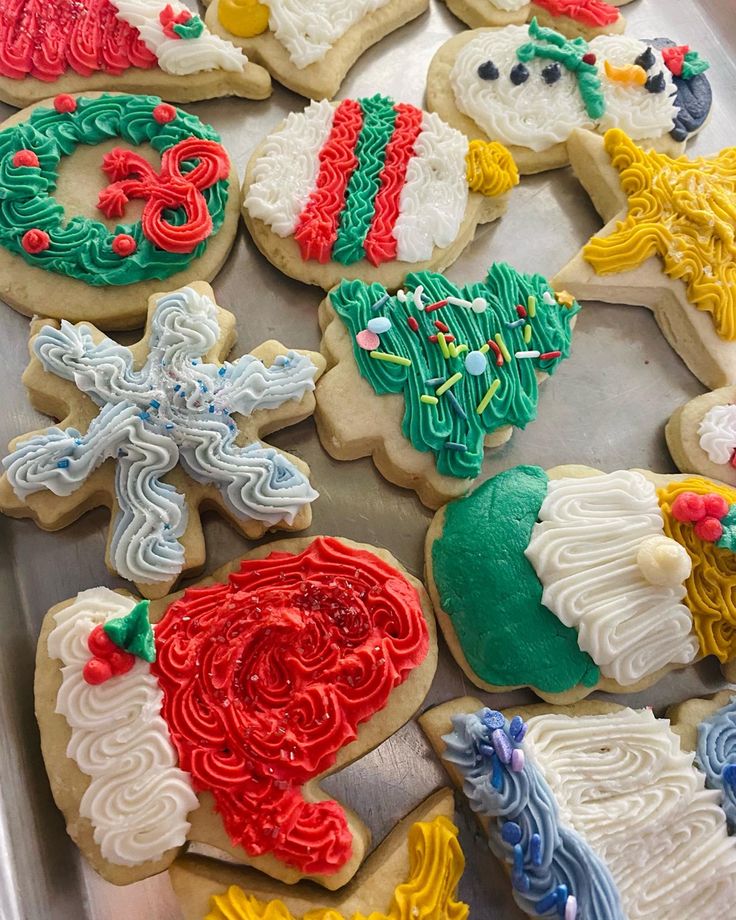 Festive Holiday Cookies: Colorful and Intricately Designed Treats for Celebrations.