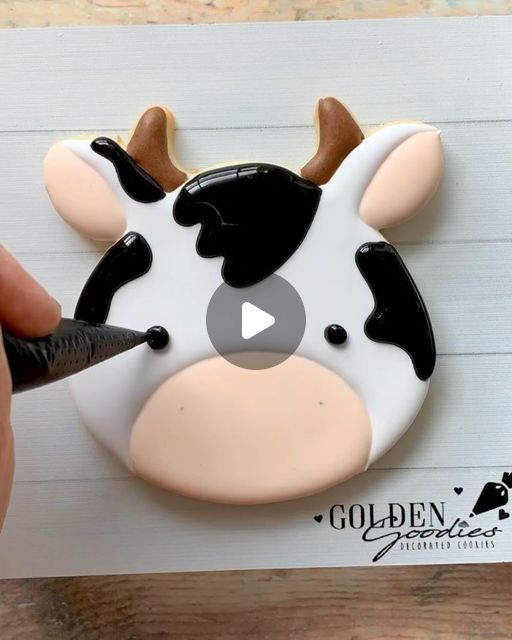 Whimsical Cute Cow Face Nail Art: A Creative Touch for Farm-Themed Manicures