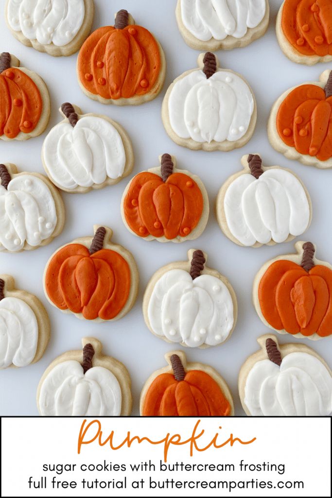 Cheerful Pumpkin-Decorated Sugar Cookies for Festive Autumn Celebrations