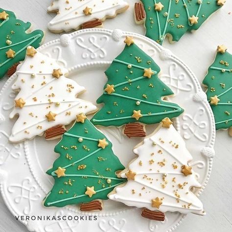 Decorated Cookies Christmas Tree