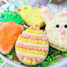 Easter Egg Cookies Decorated Buttercream