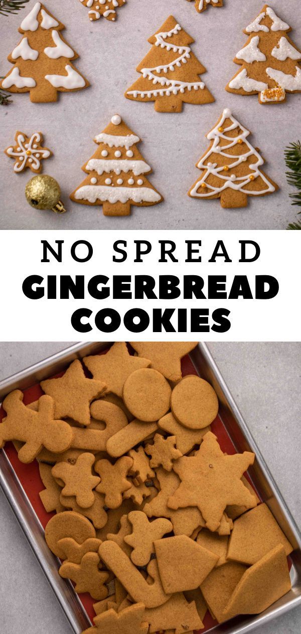 Festively Designed Gingerbread Cookies Celebrate the Holiday Spirit.