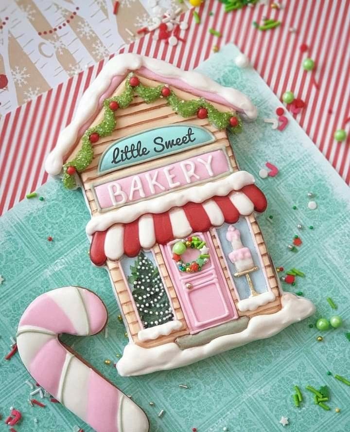 Whimsical Bakery Design: Cozy Pastels and Festive Icing Inspire Delightful Nail Art Ideas.