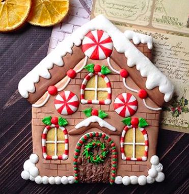 Whimsical Gingerbread House Design with Festive Details and Cozy Holiday Spirit