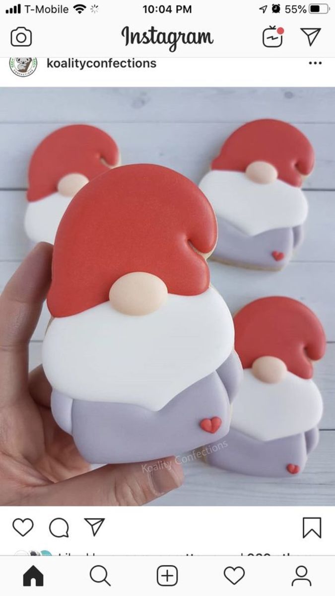 Whimsical Gnome-Themed Cookies: Adorable Designs for Festive Occasions.