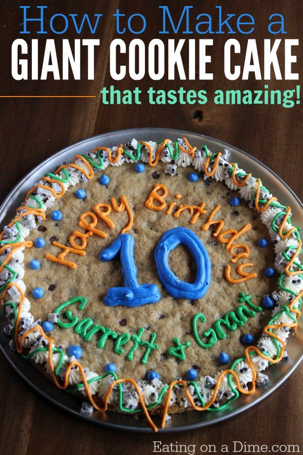 How To Decorate A Cookie Cake