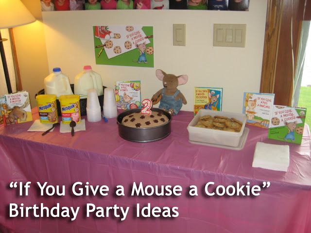 Themed Birthday Party Setup with Colorful Decorations and Sweet Treats.