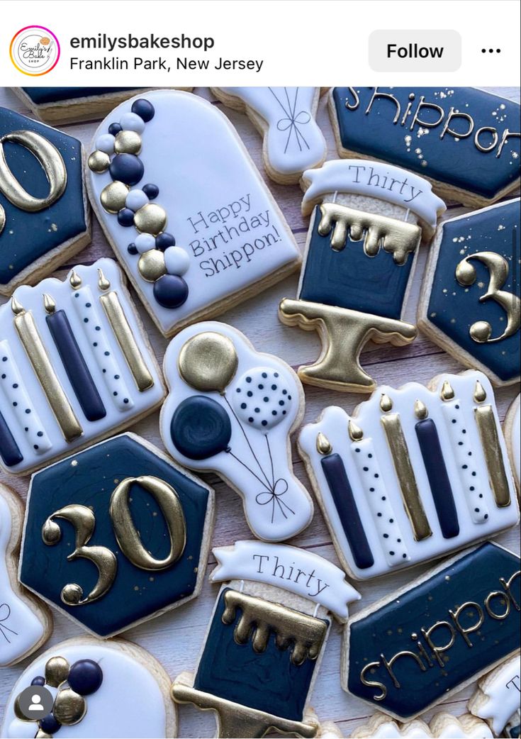 Vibrant Decorative Cookies Celebrate Special Occasions with Sophisticated Designs.