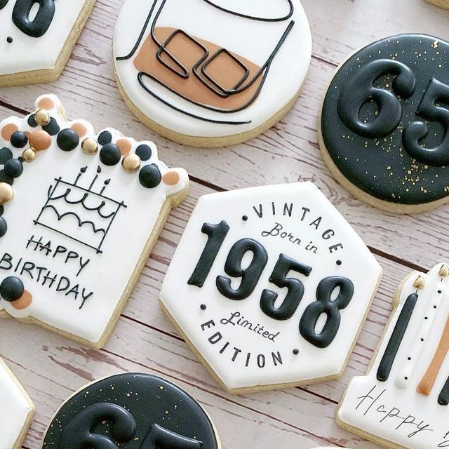 Elegant Decorative Cookies: Whimsical Designs for Celebratory Occasions.