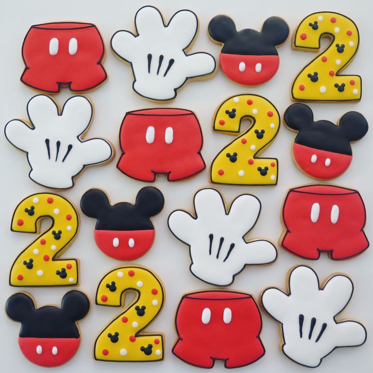 Playful Cartoon-Themed Colorful Cookies for Celebrations