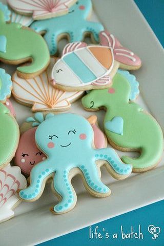 Whimsical Sea-Themed Cookies Bring Joy to Summer Celebrations.