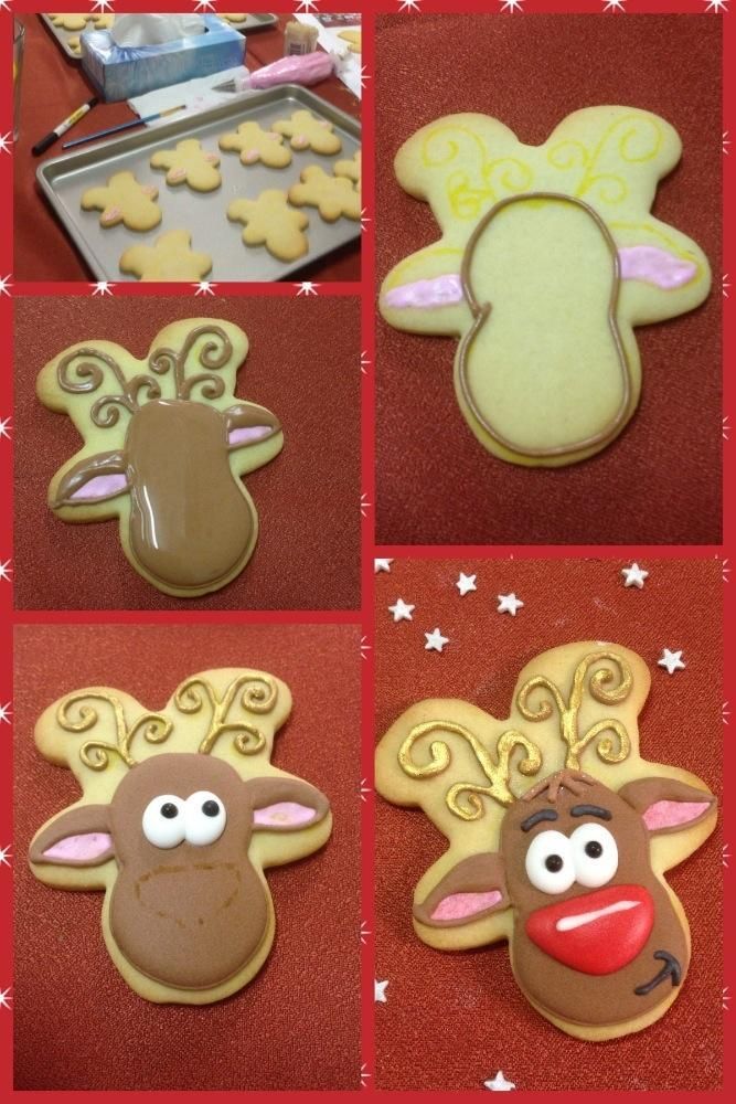 Festive Reindeer Cookies: Intricate Icing and Whimsical Designs for Holiday Cheer