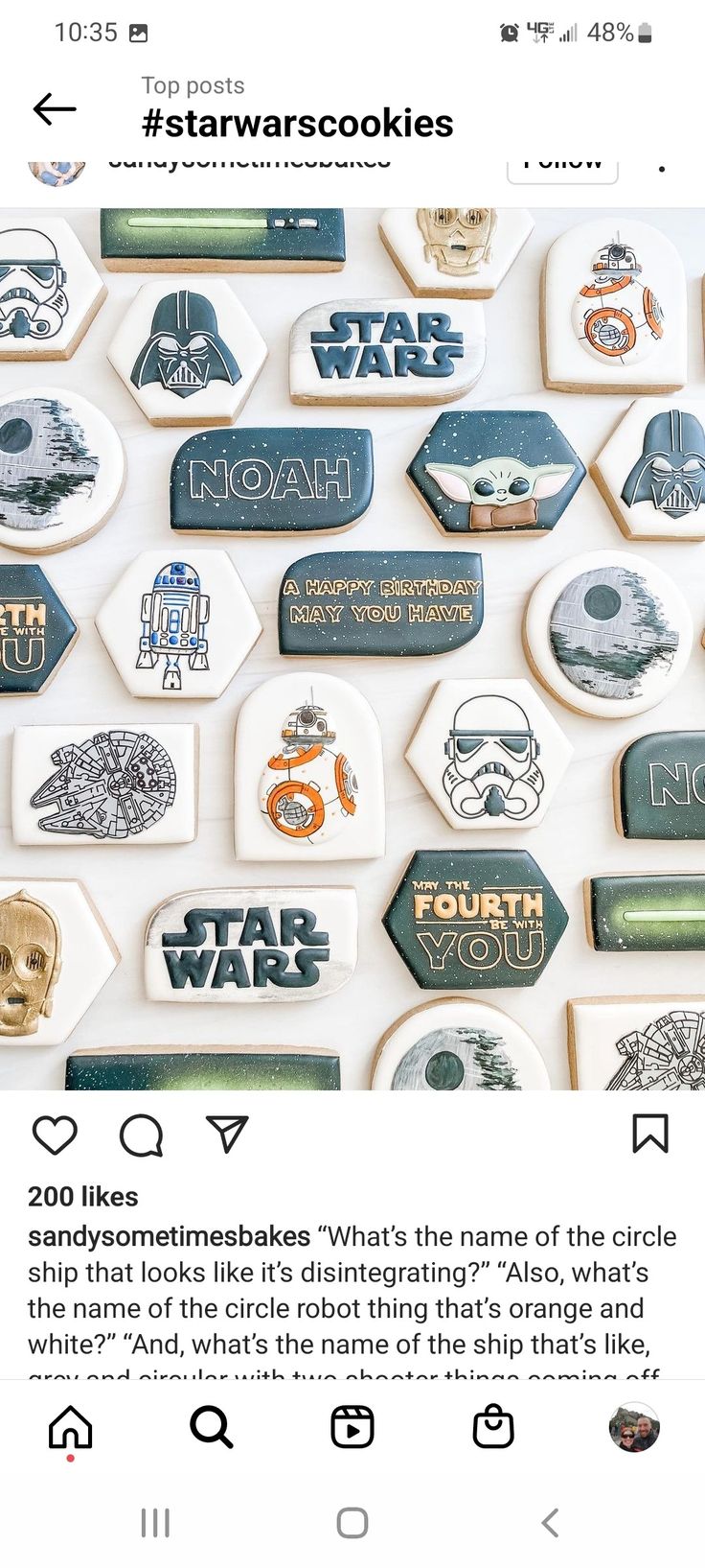 Star Wars Cookies Decorated Birthday