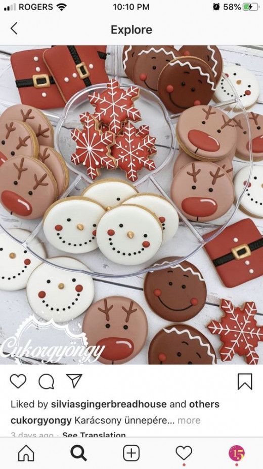 Whimsical Festive Cookie Display: A Colorful Collection for Holiday Cheer.