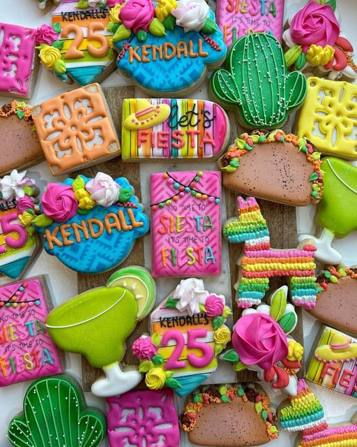 Festive Cookie Designs: Colorful Treats that Enhance Celebration Atmosphere.