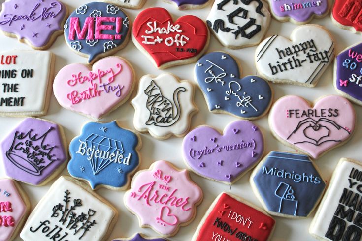 Vibrant Decorative Cookies: Playful Touches for Parties and Nail Art Inspiration.