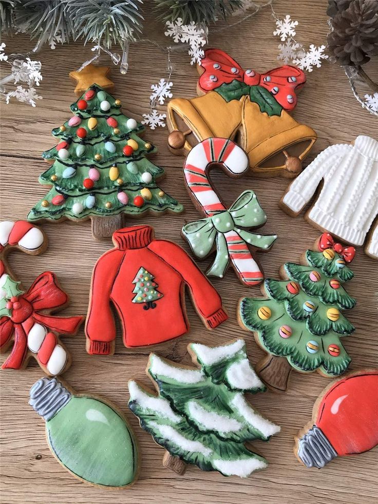 Vibrant Holiday Cookie Designs Celebrate the Joy of Christmas.