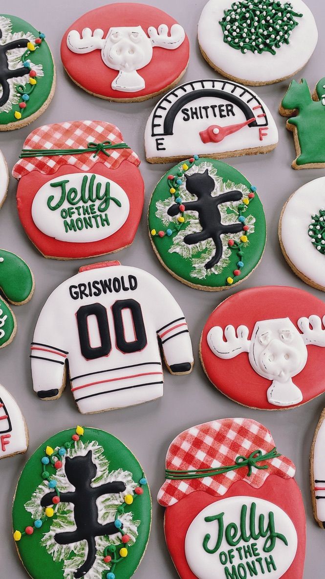 Whimsical Holiday Cookies: Festive Designs and Cheerful Decorations for Seasonal Celebrations.