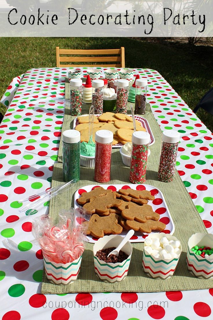 Festive Cookie Decorating Station for Creative Holiday Fun