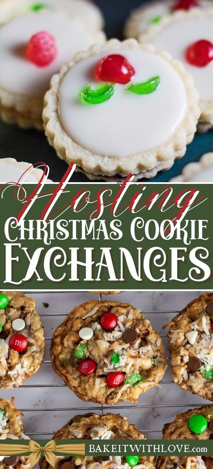 Festively Decorated Holiday Cookies: A Colorful Treat for the Season.