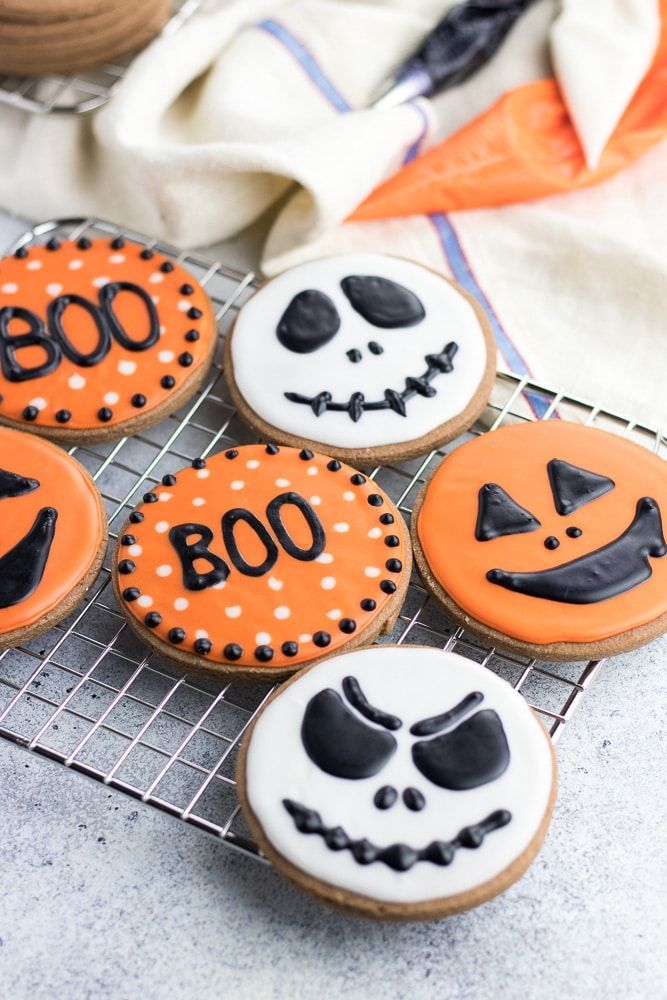 Vibrant Halloween Cookies with Playful Designs Enhance Festive Celebrations.