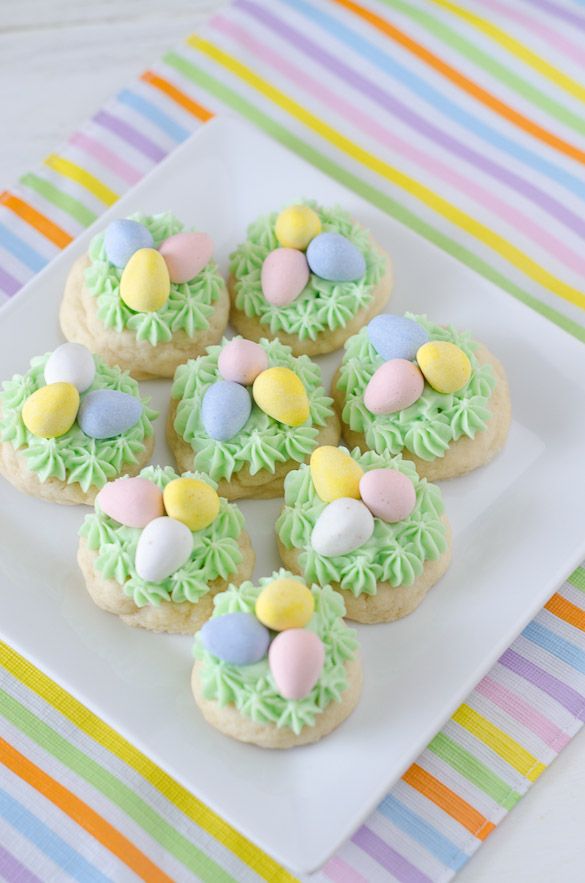 Vibrant Easter Cookies: Festive Treats Adorned with Colorful Icing and Candies