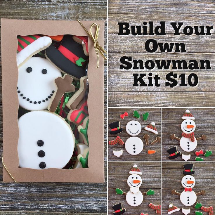 Snowman-Themed Cookie Decorating Kit for festive winter celebrations.