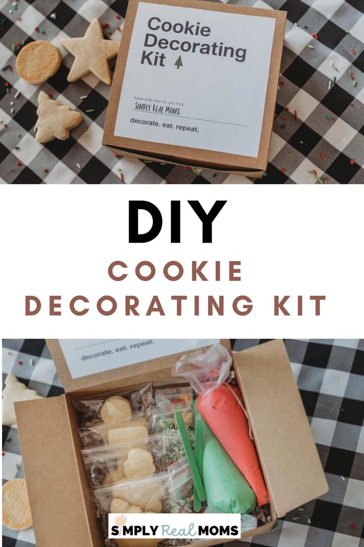 Delightful DIY Cookie Decorating Kit for Creative Baking Fun.