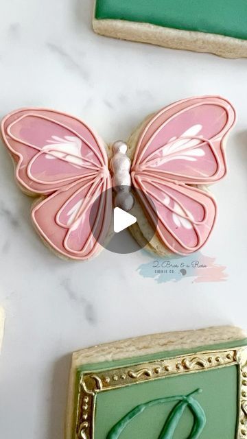 Whimsical Butterfly Cookie Design Inspires Elegant Pastel Nail Art