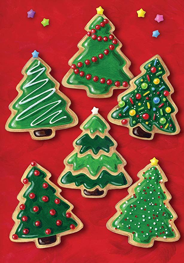 Colorful Christmas Tree Cookies: A Festive Delight for Seasonal Celebrations