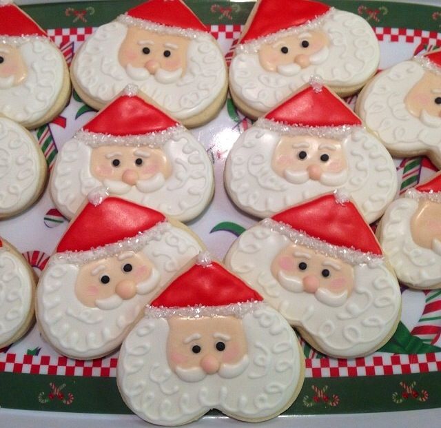 Whimsical Santa Claus Cookies: Festive Treats for Holiday Celebrations.