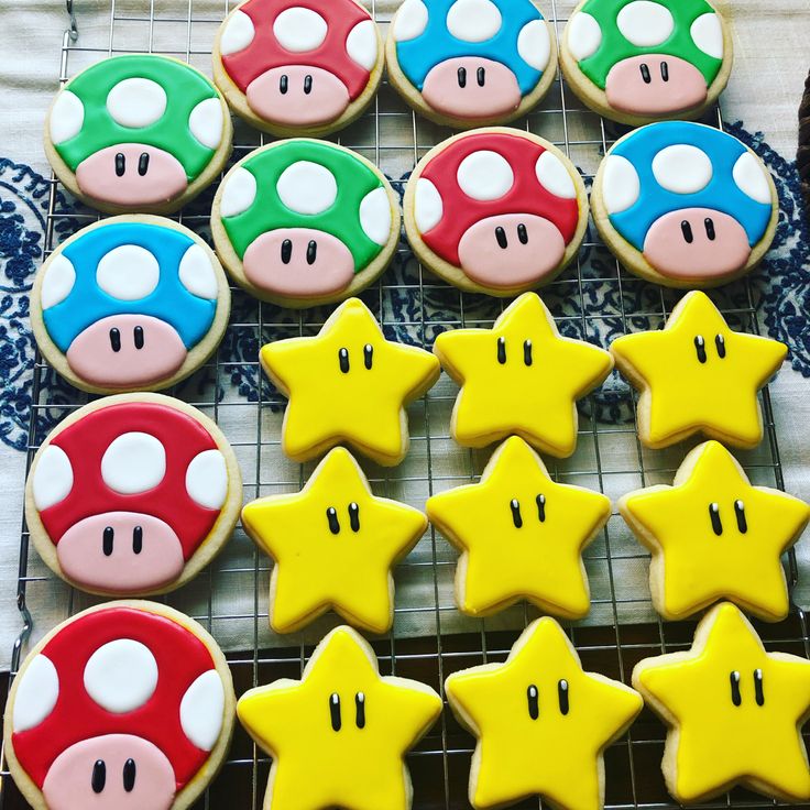 Playful Iconic Cookie Assortment for Gaming Celebrations