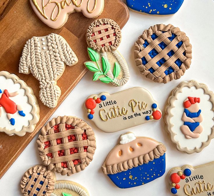 Whimsical Colorful Cookies with Intricate Textures and Playful Themes for Celebrations