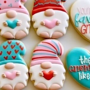 Whimsical Gnome-Designed Festive Cookies: Adorable, Colorful, and Perfect for Celebrations.