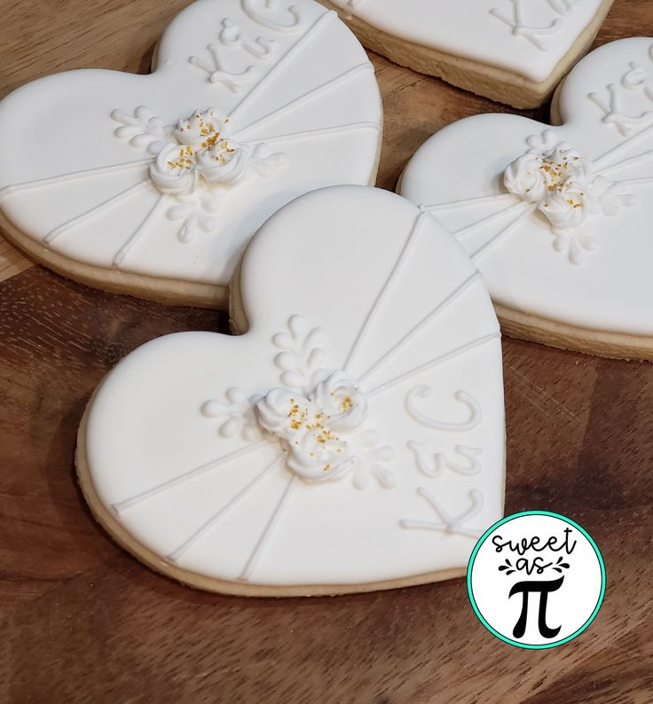 Wedding Bell Cookies Decorated