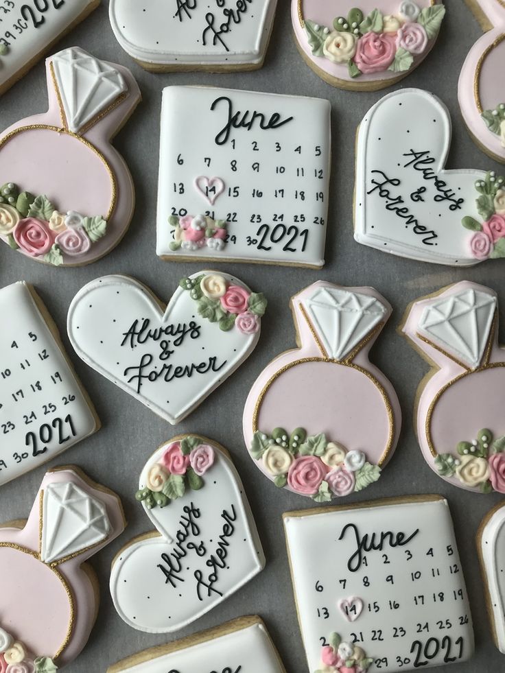 Romantic Floral Cookies: Perfect Delicacies for Weddings and Anniversaries