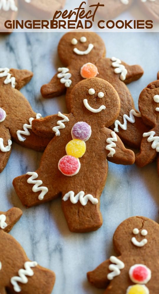 Festive Gingerbread Cookies: Cheerful Treats Evoking Holiday Nostalgia