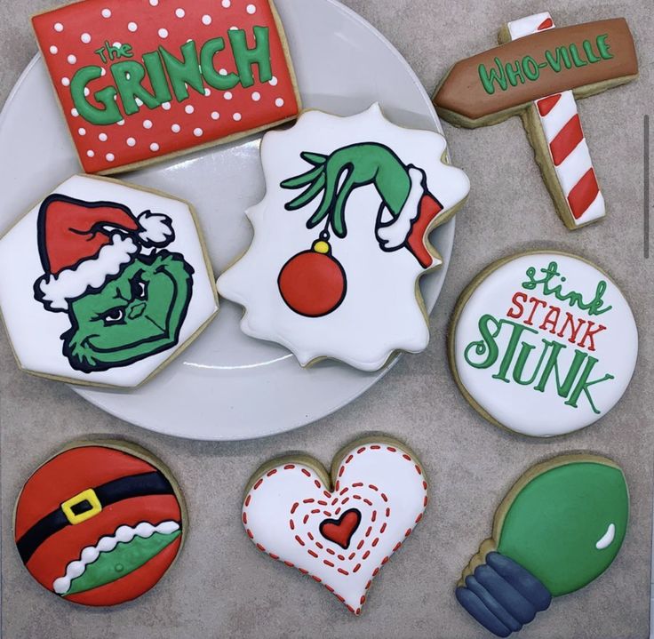 Whimsical Festive Cookie Designs Celebrating the Holiday Spirit.