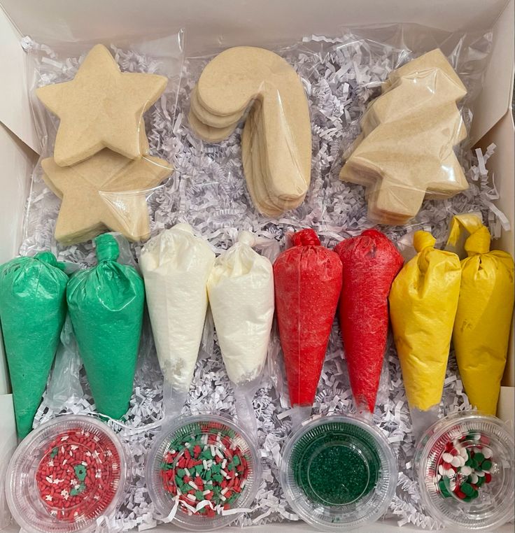 Festive Cookie Decorating Kit with Shapes, Icing, and Sprinkles