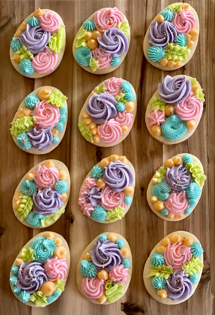 Whimsical Colorful Pastries: Artful Treats Perfect for Spring Celebrations