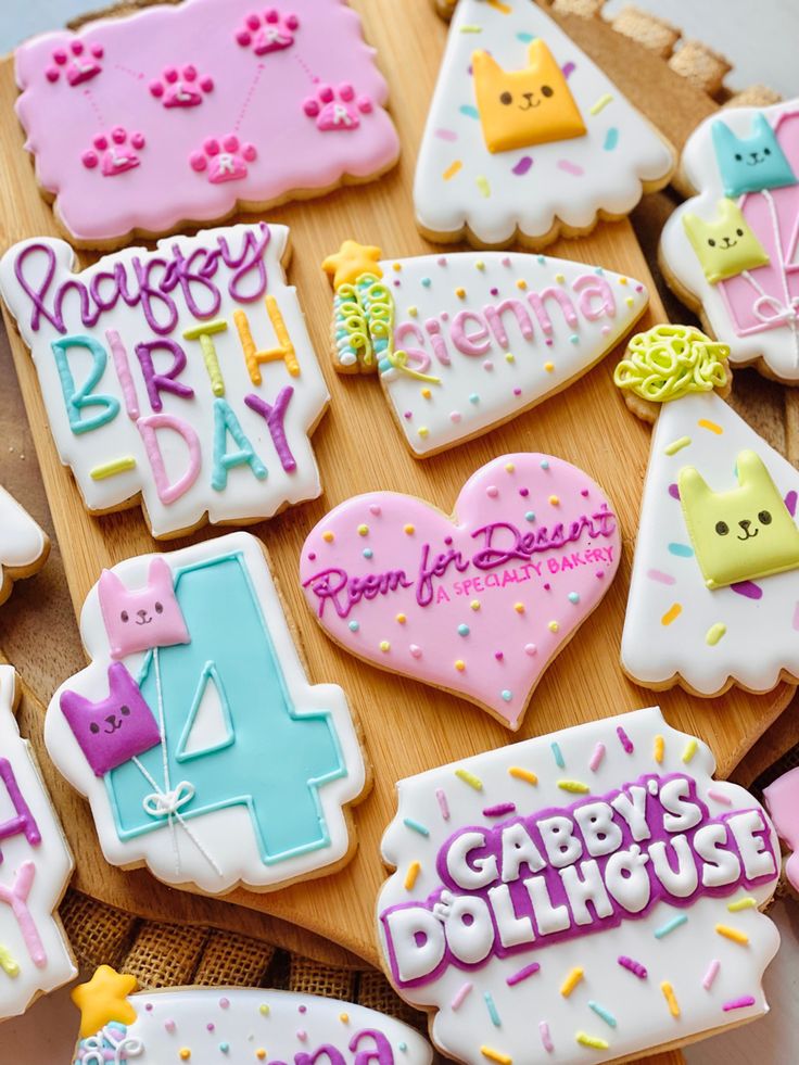 Vibrant Themed Cookie Designs Perfect for Celebrations.