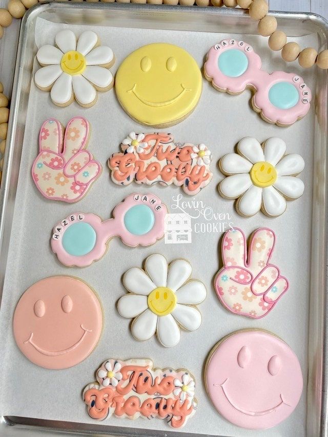 Whimsical Cookie Designs Infuse Joyful Aesthetics with Playful Colors and Trendy Themes.