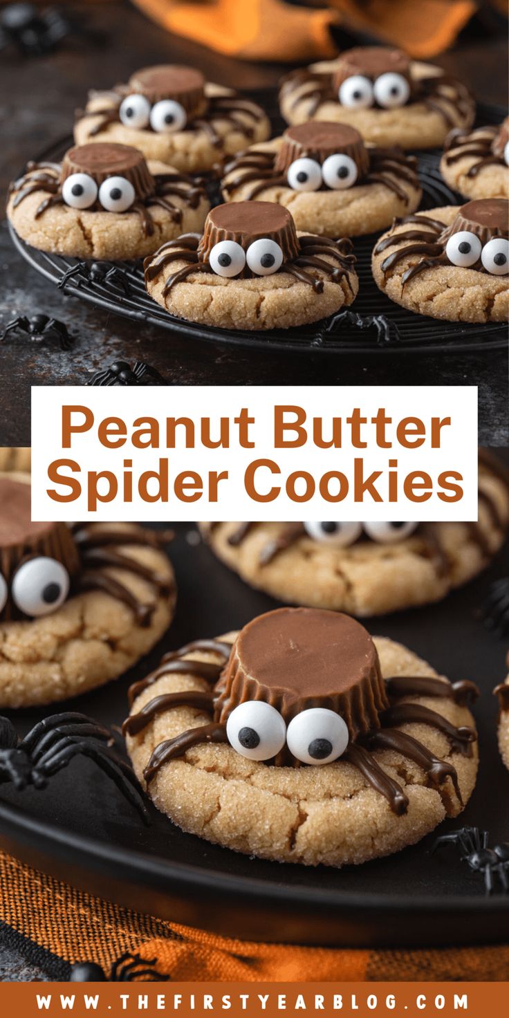 Whimsical Spider-Inspired Cookies: A Spooky and Adorable Halloween Treat