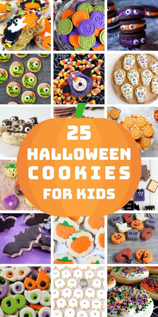 Vibrantly Decorated Halloween Cookies Delight with Spooky Designs.