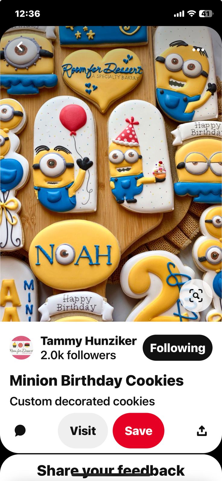 Whimsical Minion-Themed Cookies Perfect for Festive Celebrations.