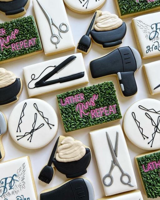 Charming Nail Design Cookies Inspired by Beauty Tools