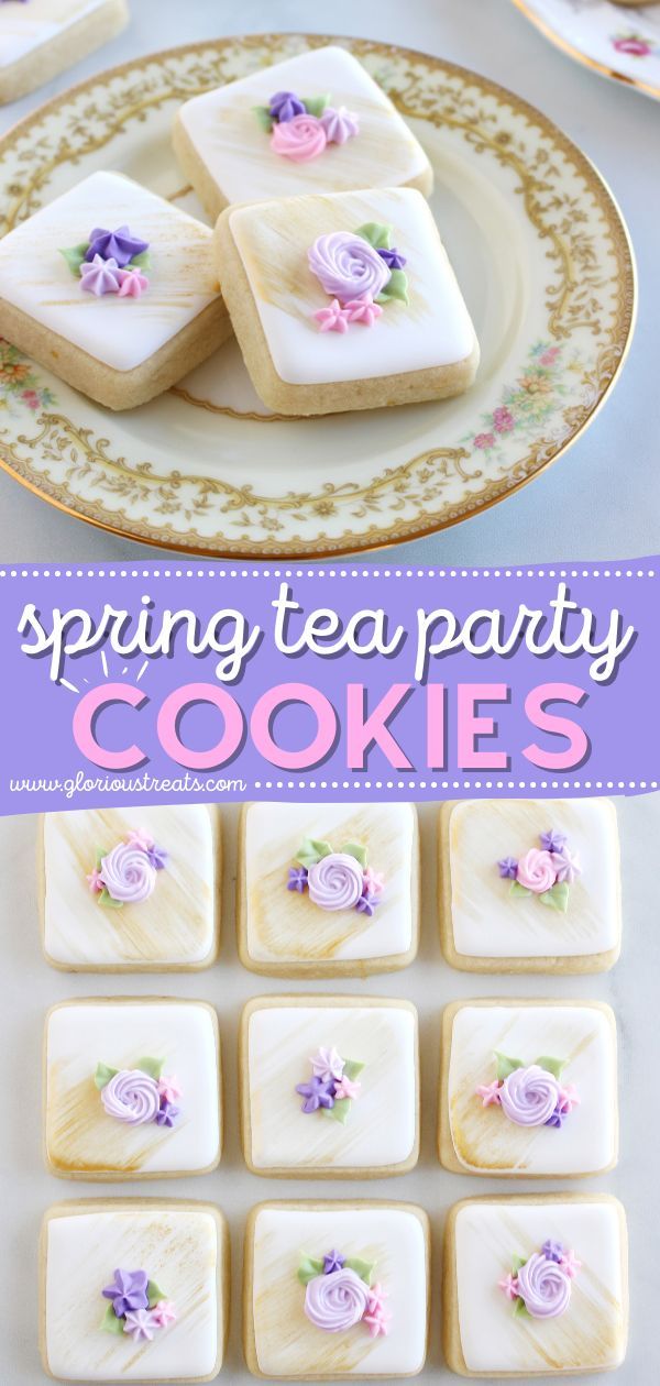 Whimsical Spring Nail Design with Pastel Colors and Floral Accents for a Tea Party Theme.